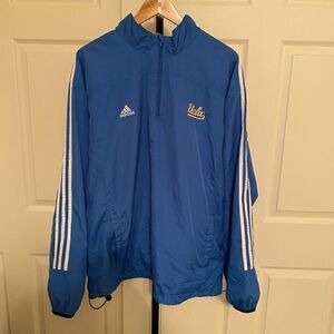 Adidas Climaproof Men's Climalite UCLA Bruins Rain Jacket Blue XL